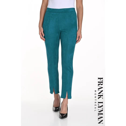 Washable Faux Suede Split Trousers 243280