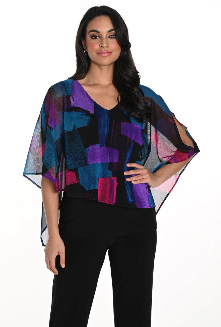 Fuchsia/Purple Knit Top 243302