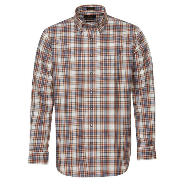 Cotton & Wool Blend Button Down Shirt 653431