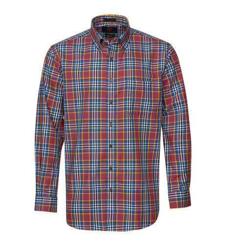 Cotton & Wool Blend Button Down Shirt 653429