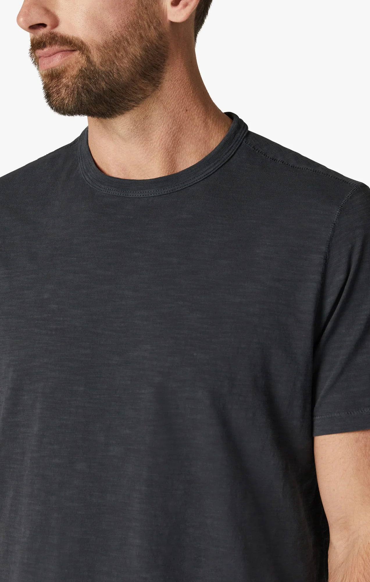 Slub Crew Neck T-Shirt H0610647