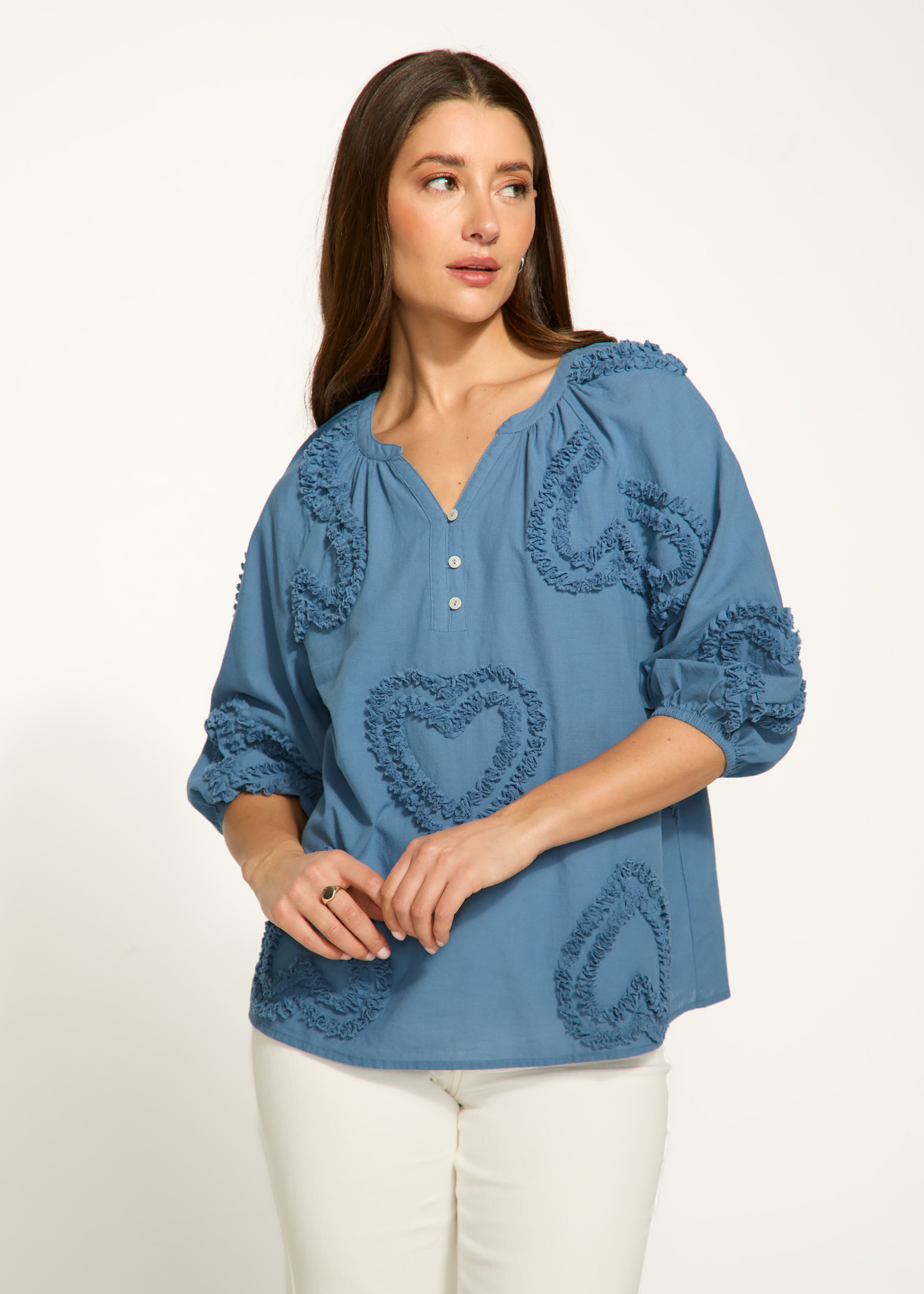 Embellished Cotton Blouse 7090588