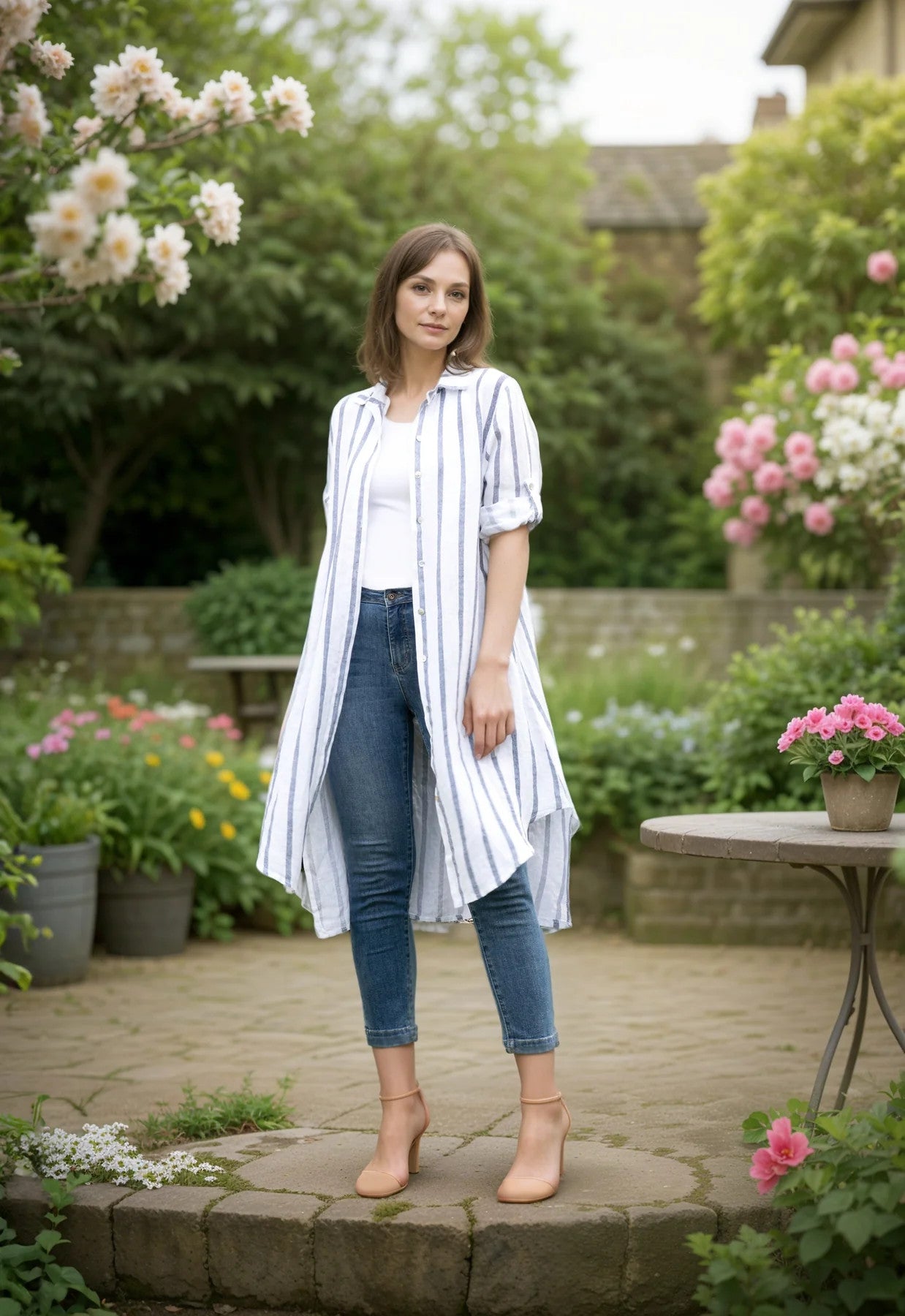 Jennifer's Linen Tunic IT-206
