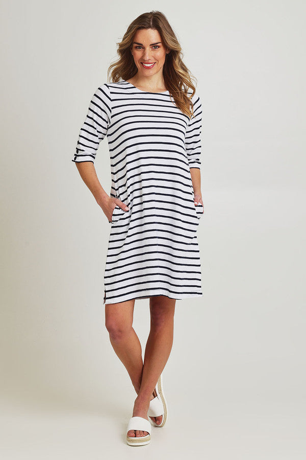 Oh Buoy Cotton Slub Dress 7952