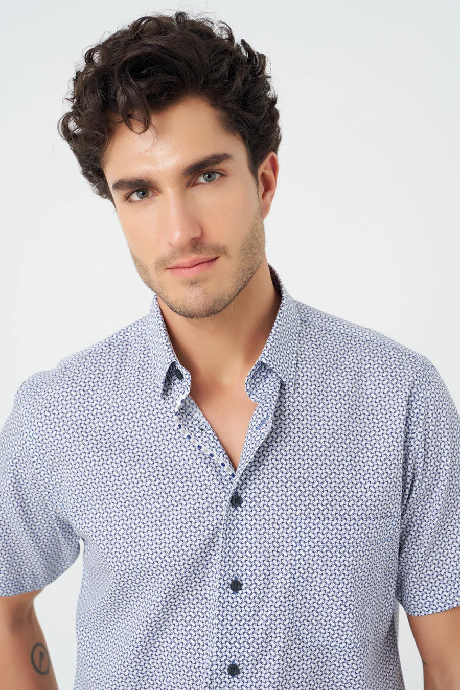 Short Sleeve Non Iron Sports Shirt 624351