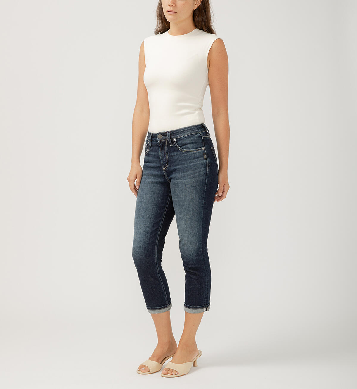 Avery High Rise Luxe Stretch Capri L44941CVS438