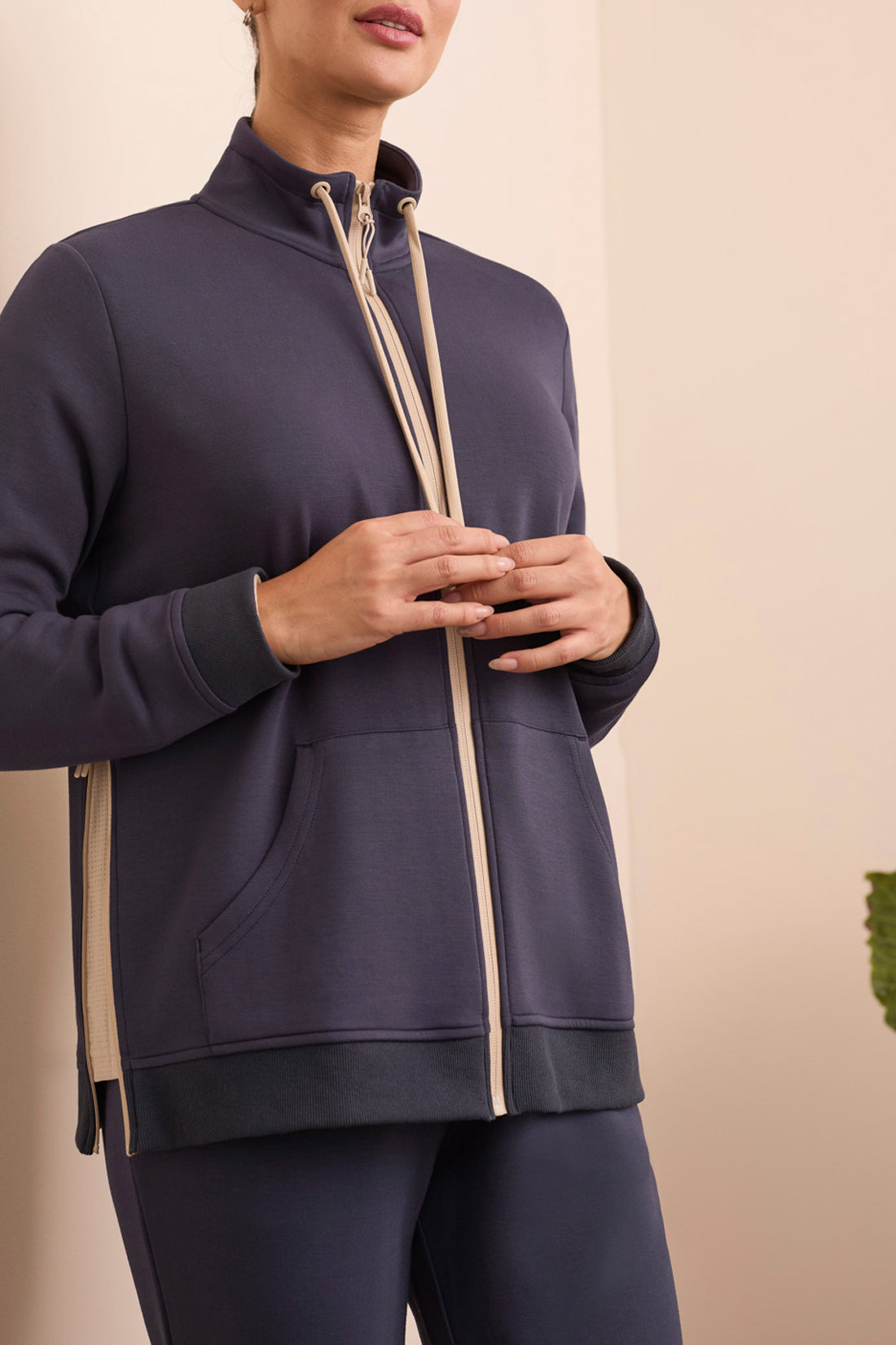 Mock Neck Cardigan 2064O/3390