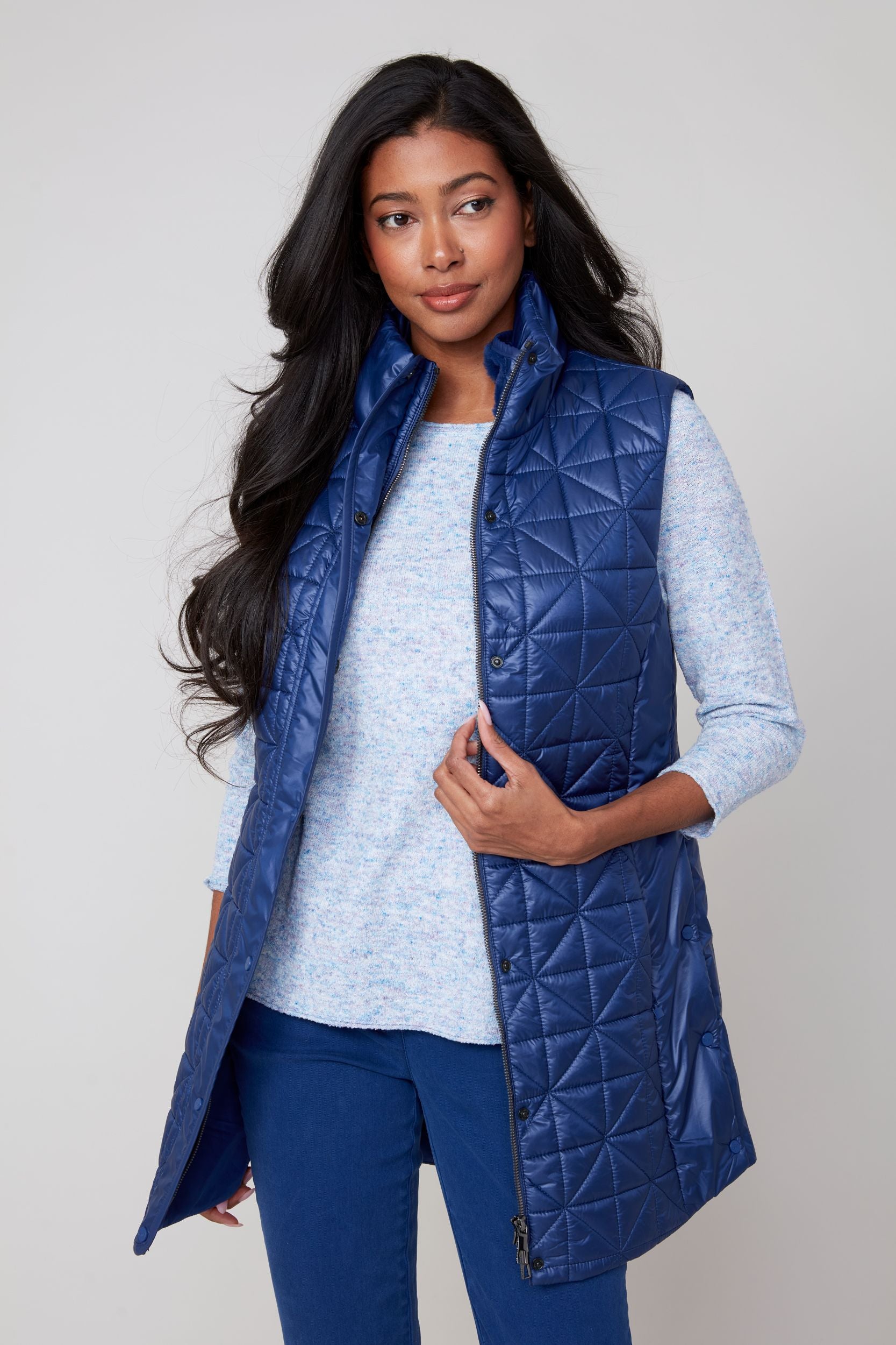 Quilted Vest R3905L E3034