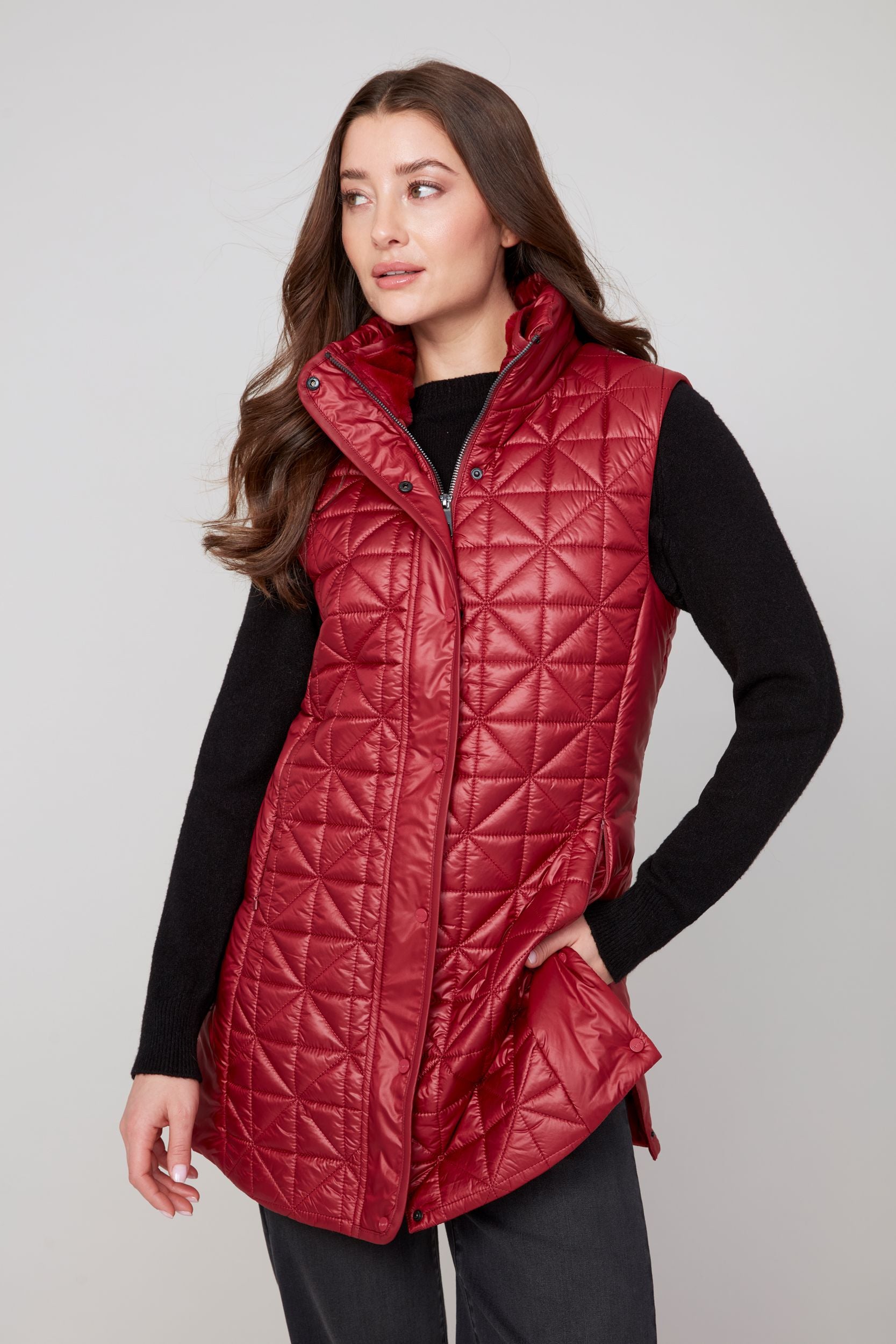 Quilted Vest R3905L E3034