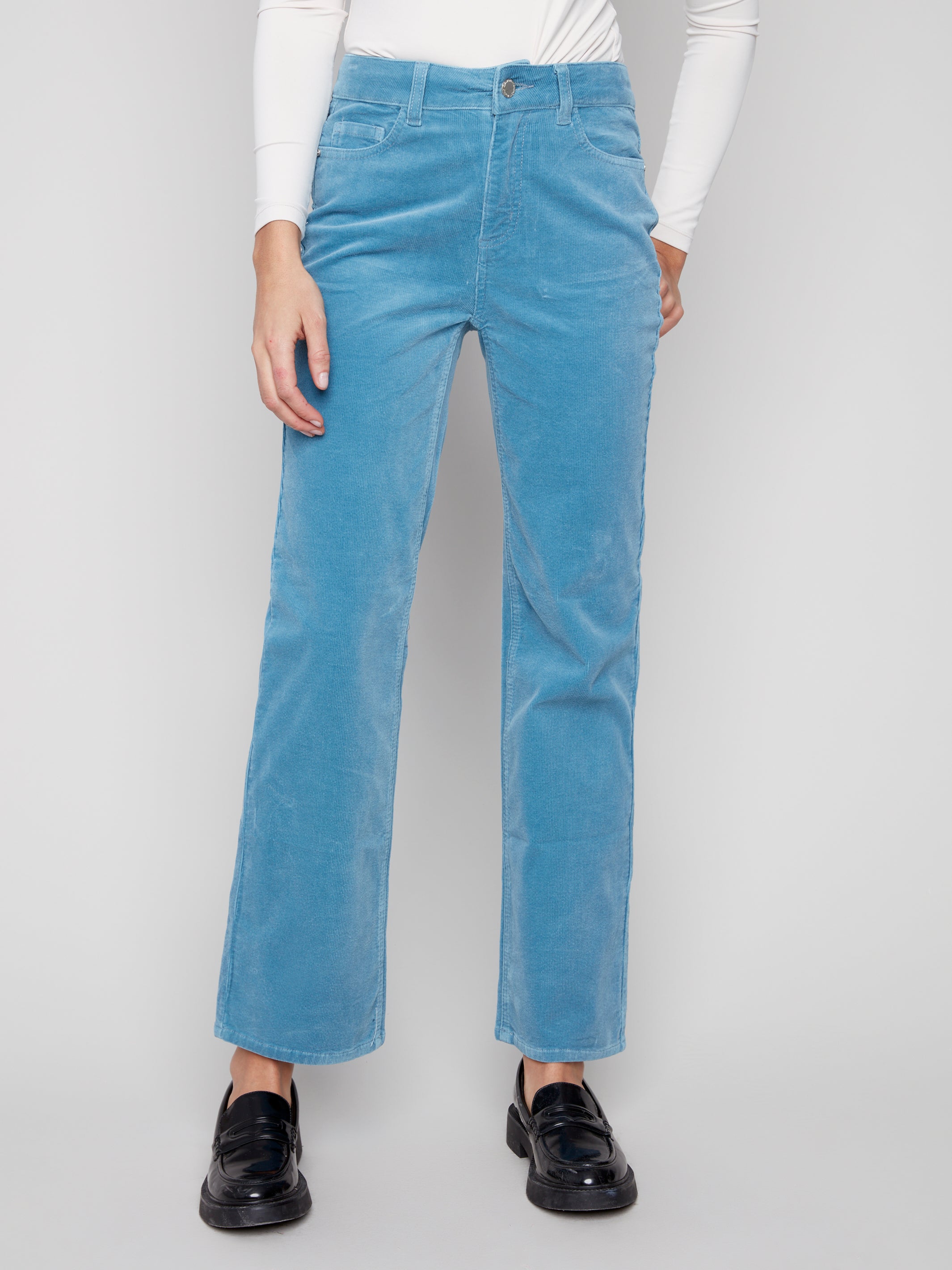 Straight Leg Corduroy Pants C5684/660B