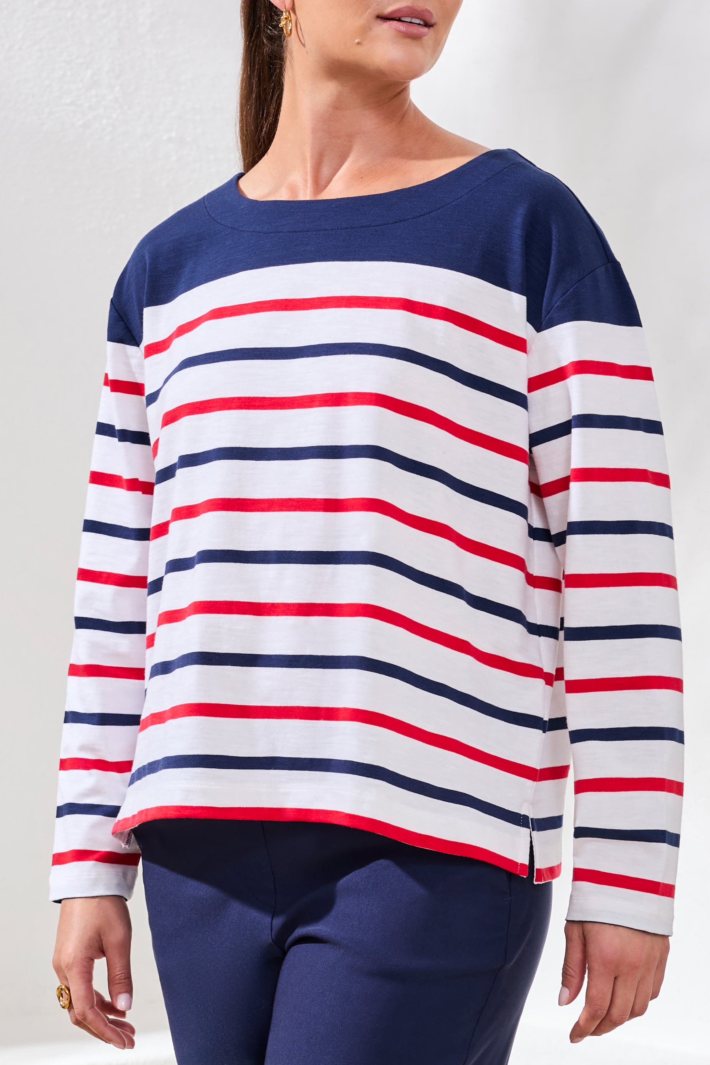 Boat Neck Top 3005O-3241