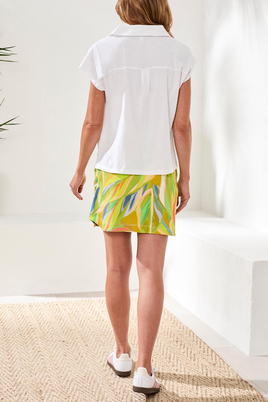 Johnny Collar Cap Sleeve Top 3058O-8459