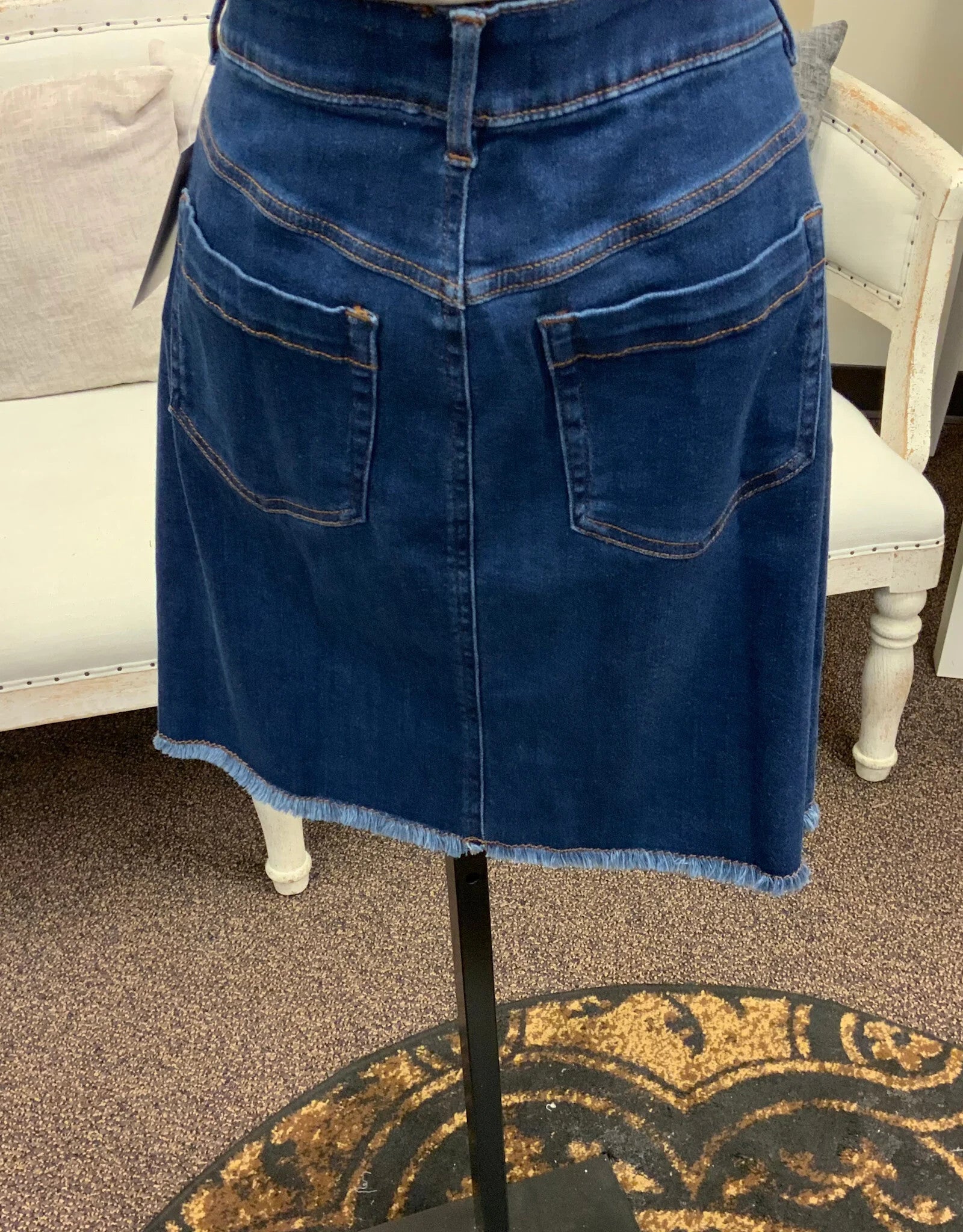 Audrey Pull On Denim Skirt 6051O-5100