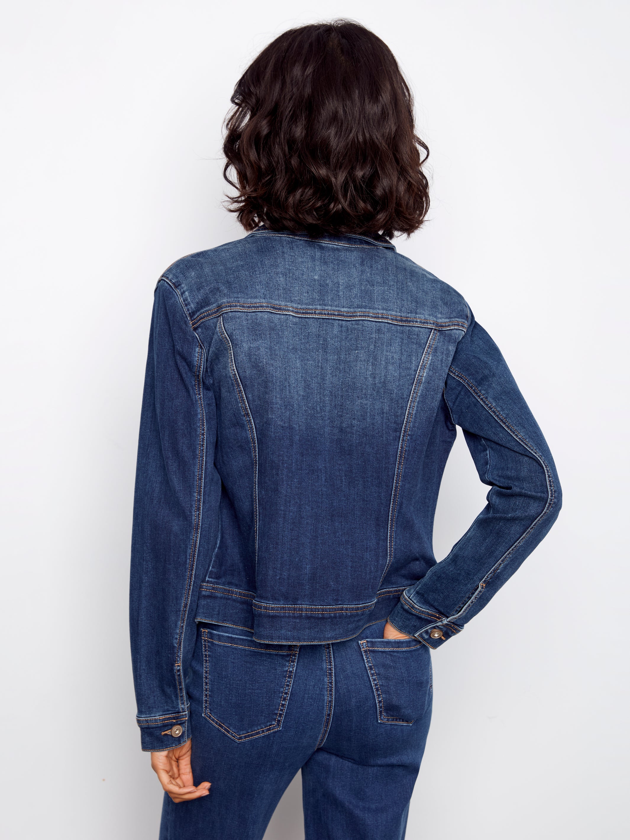 Stretch Denim Jacket C6302TT/431A