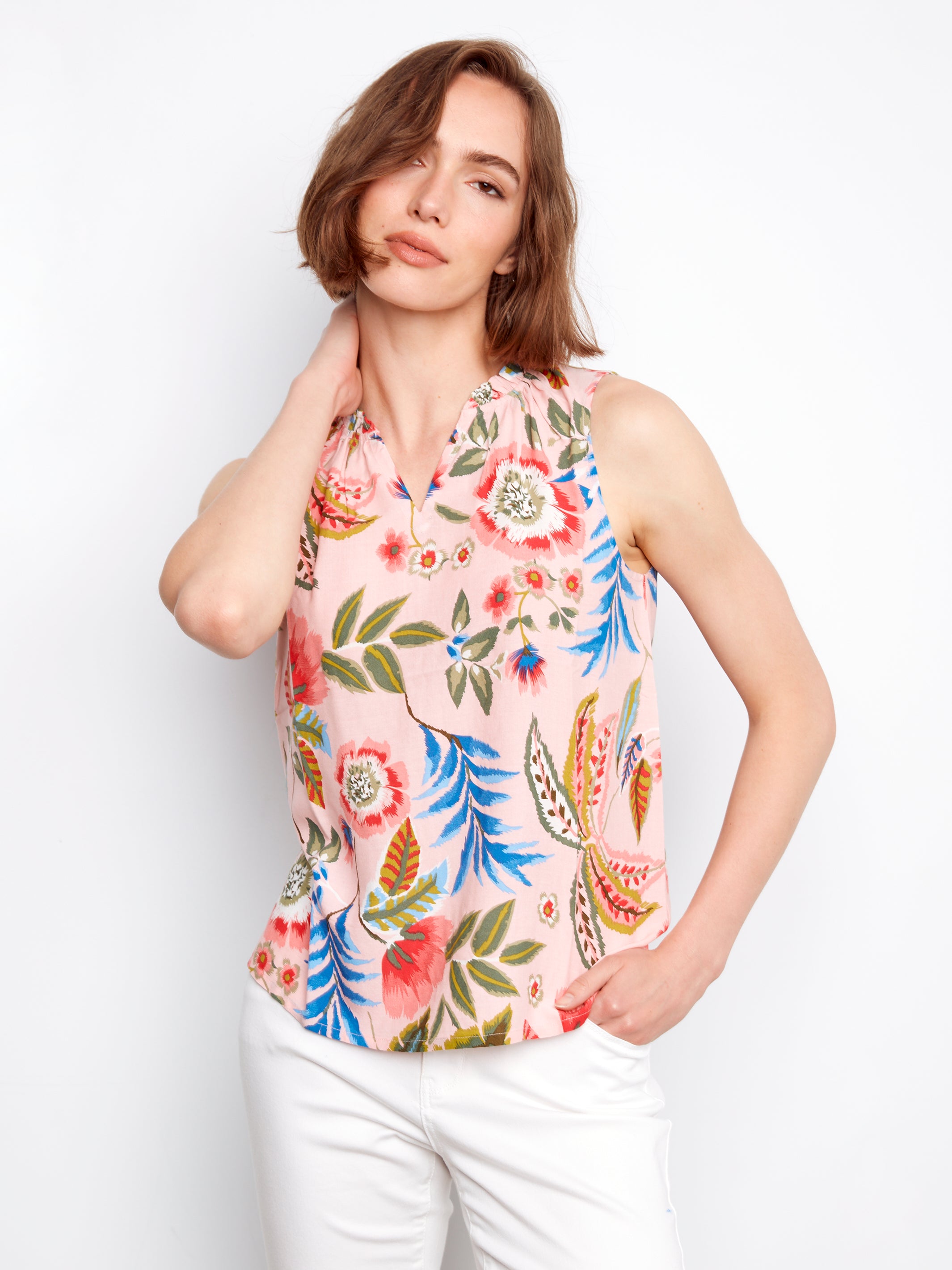 Blouse With Ruffle C4529RR/510B