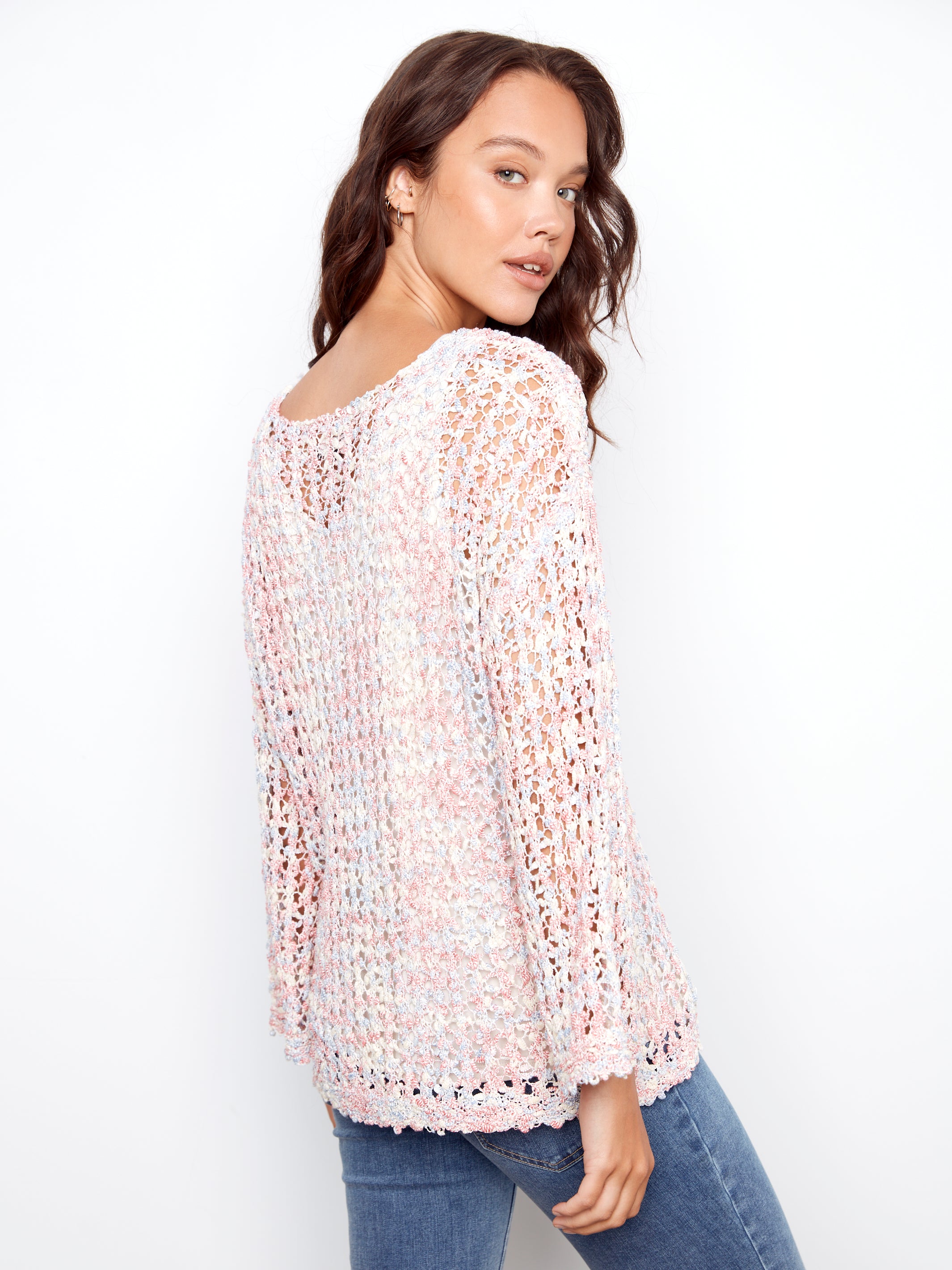 3/4 Sleeve Space Dye C2617RS/262C