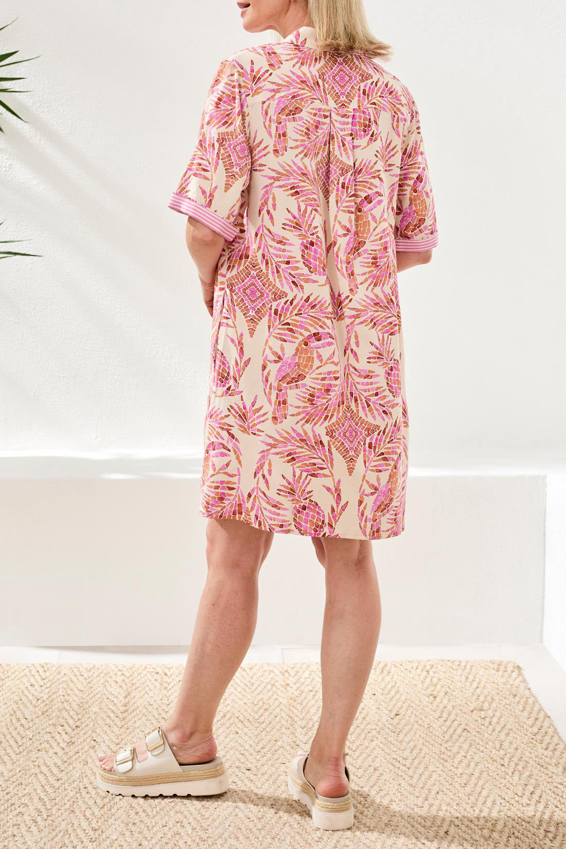 Button Front Dress 3023O/8444