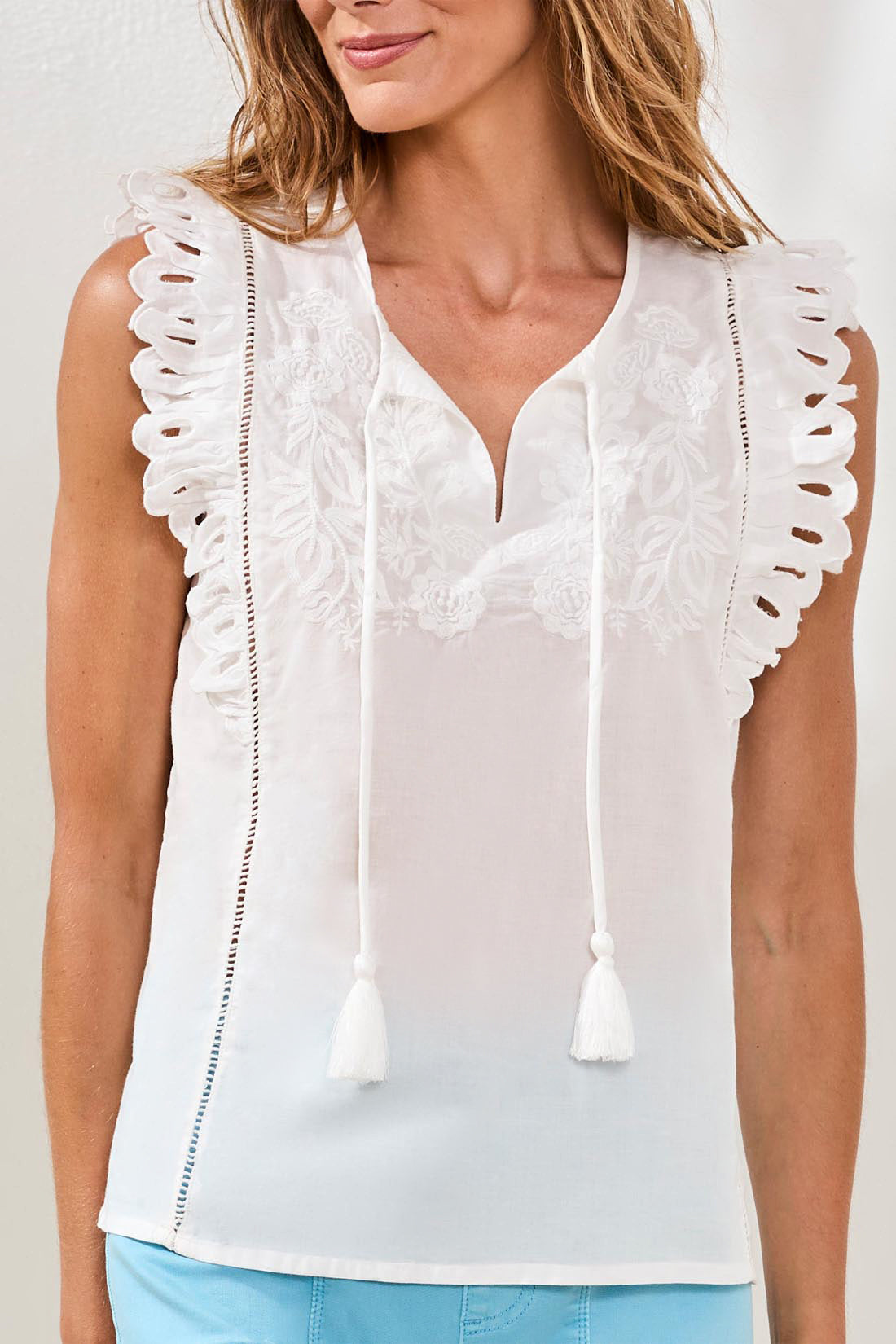 Frill Sleeve Blouse 6215O/5169