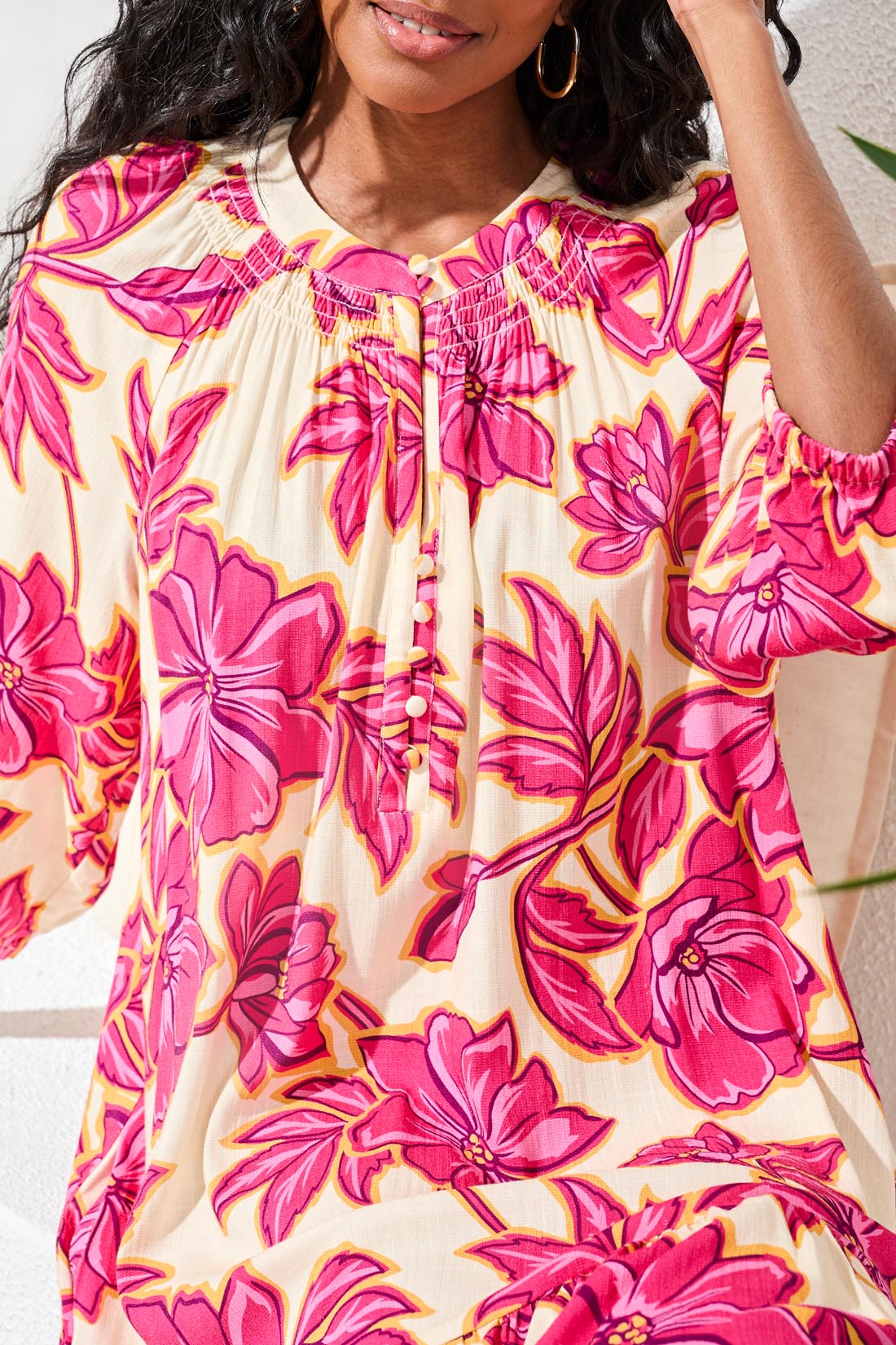 Button Front Dress 3024O/4572