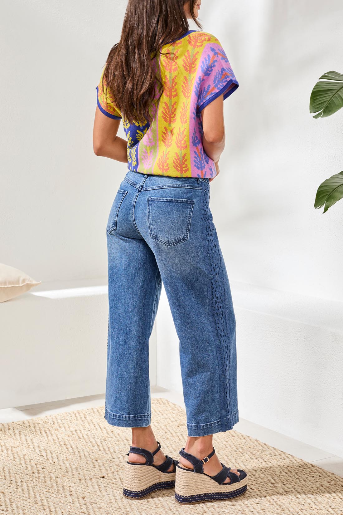 Audrey Crop With Fancy Crochet 6136O/5445