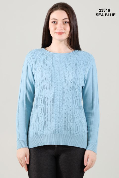 Sea Blue Sweater 23316