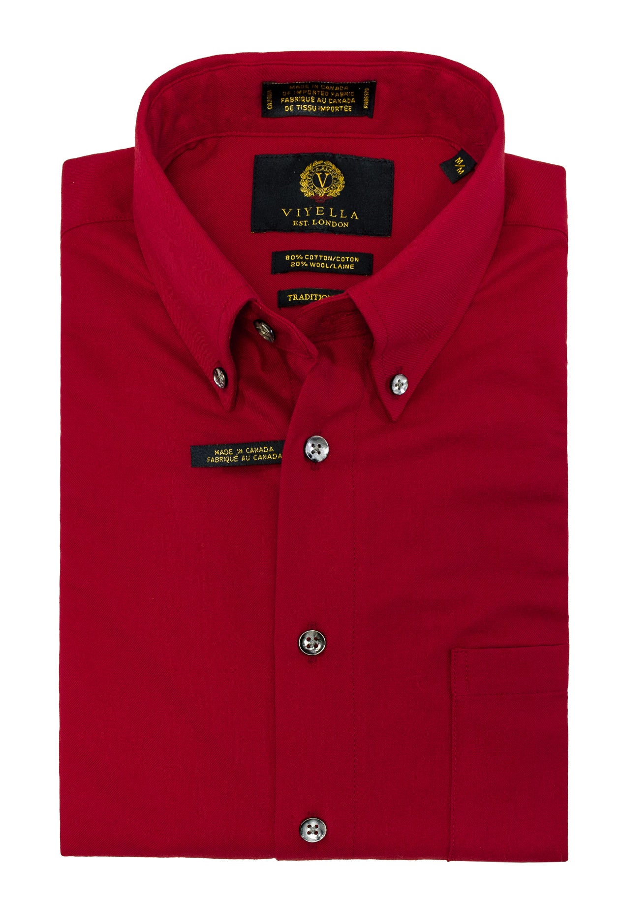 Solid Button Down Sport Shirt 255401