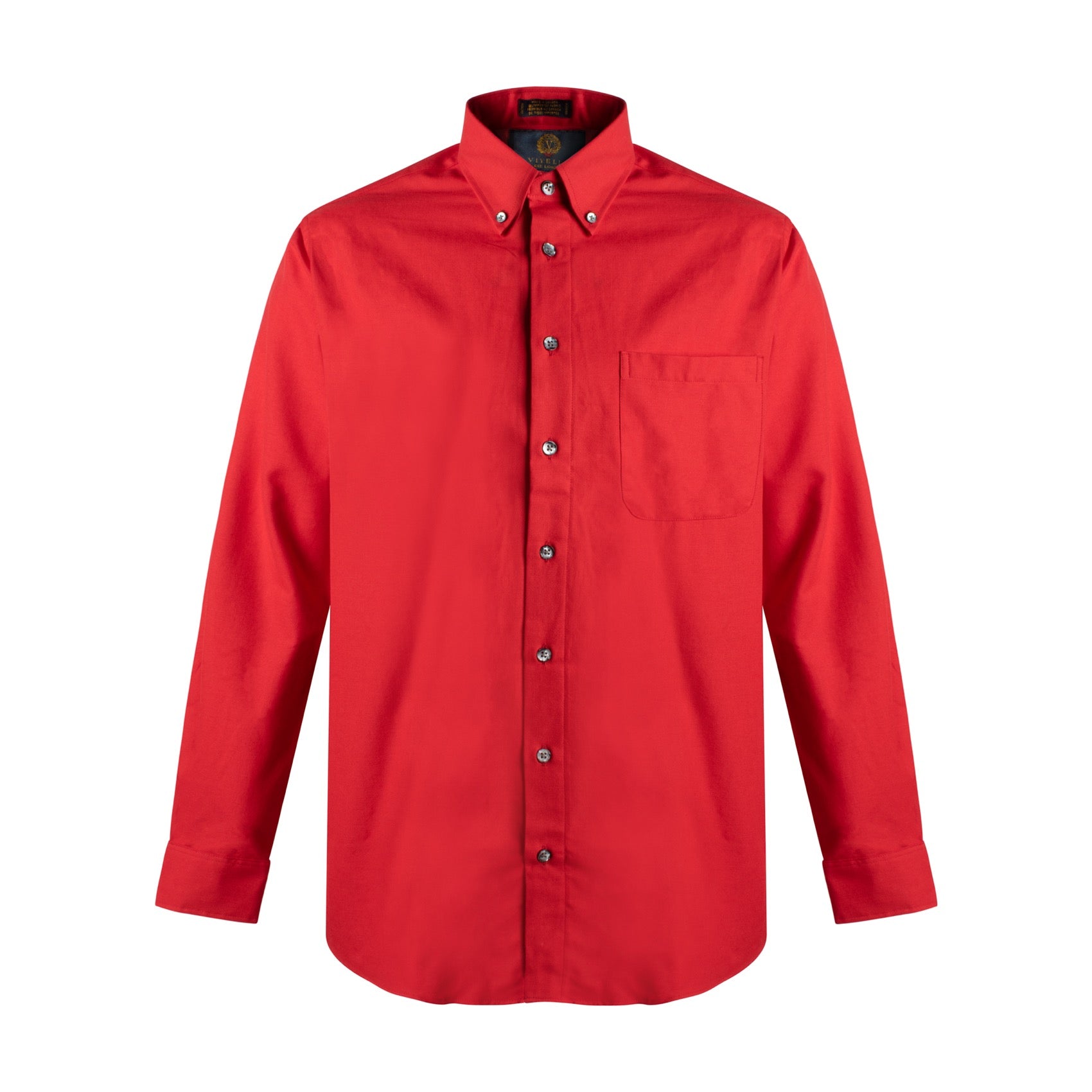 Solid Button Down Sport Shirt 255401