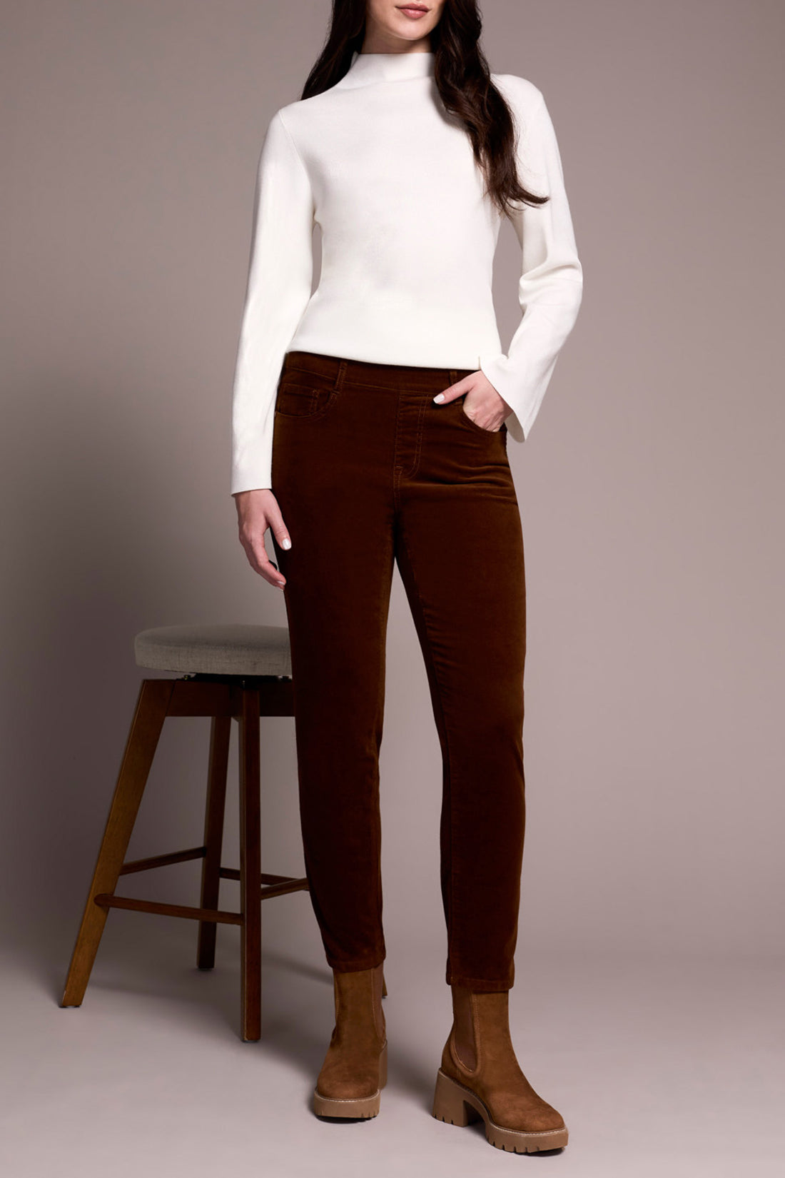 Audrey Pull On Slim Ankle Pant 5580O/4989