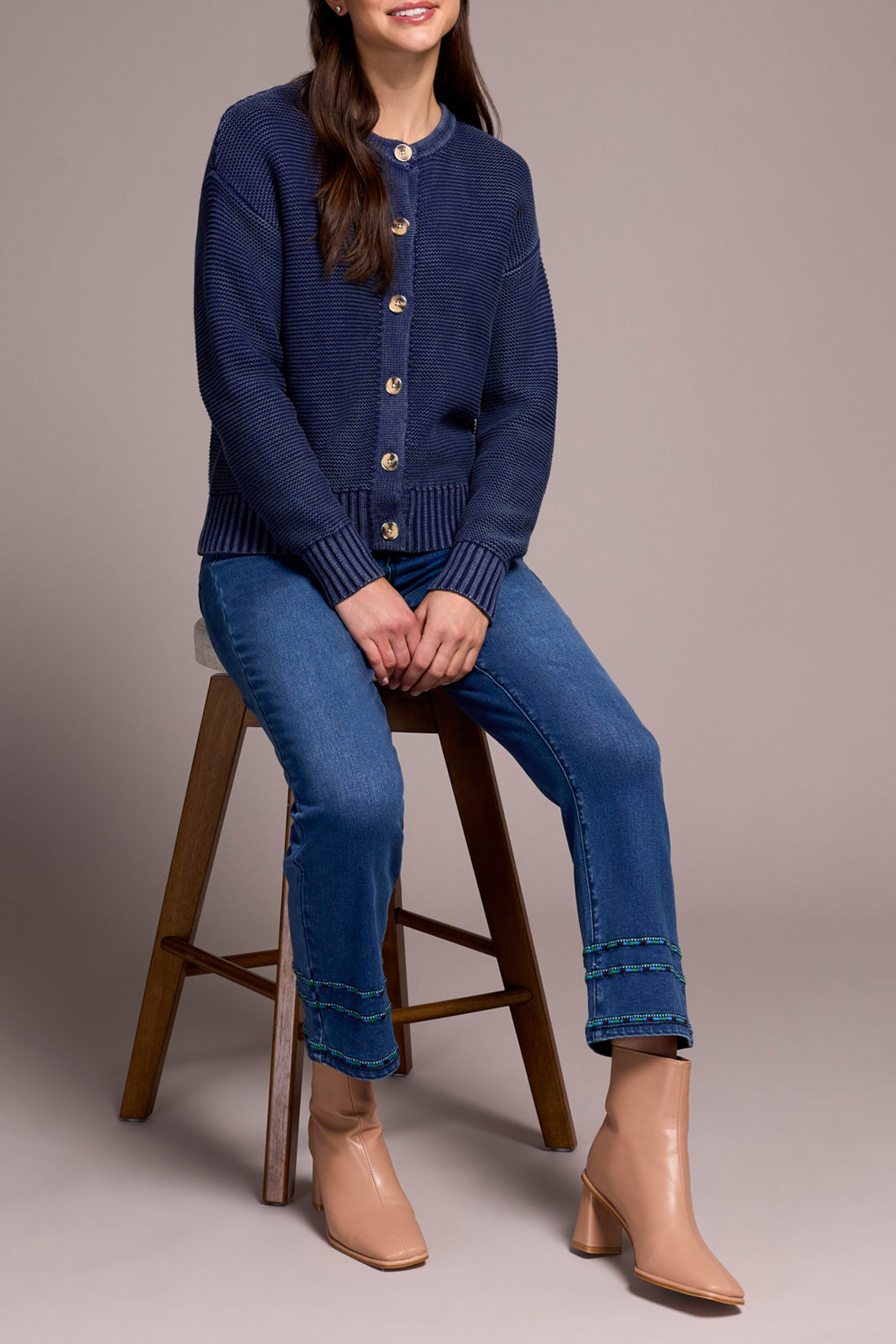 Button Front Cardigan Sweater 5904O/4632