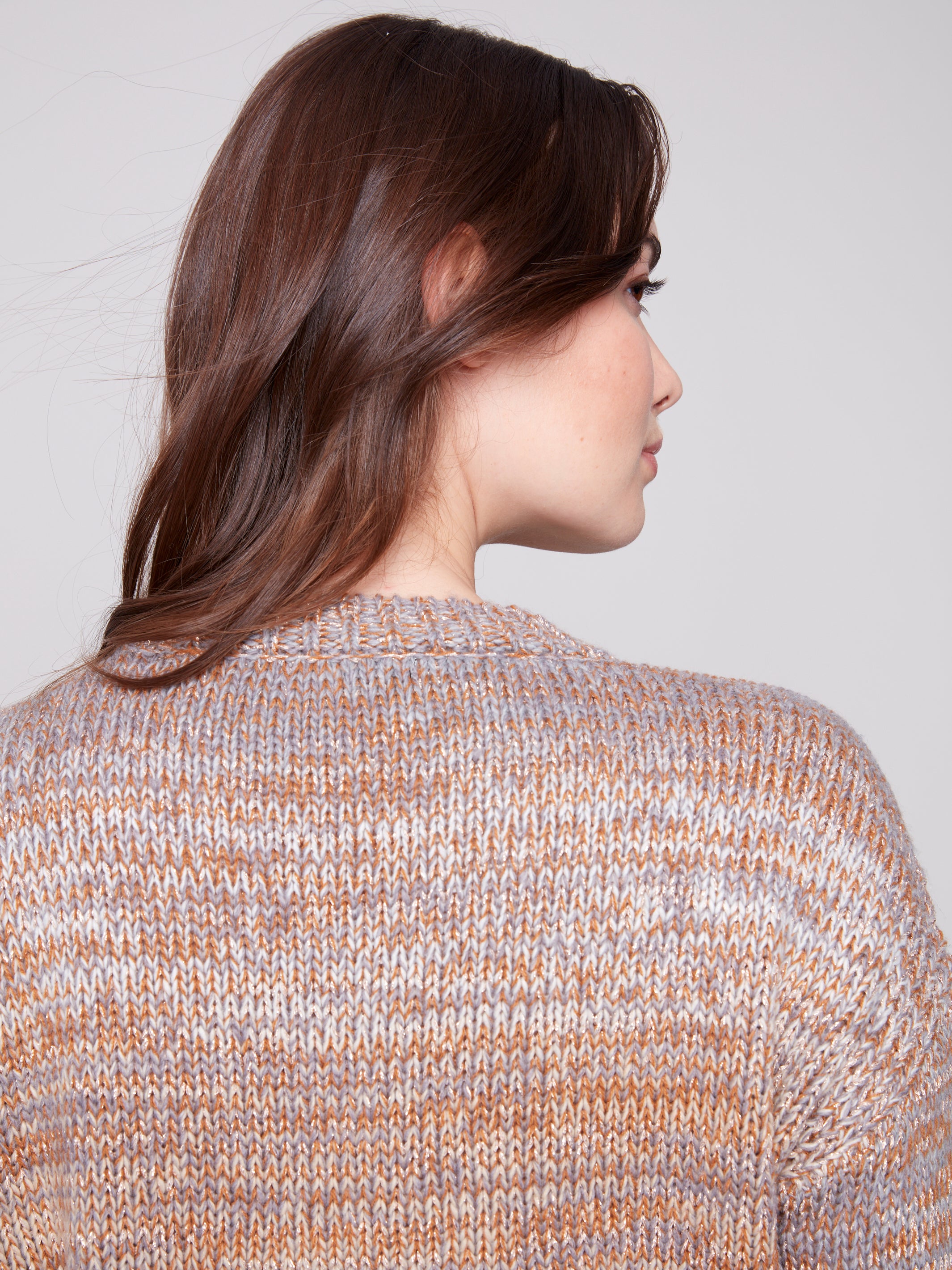 Sweater With Removable Scarf C2420Y/357C