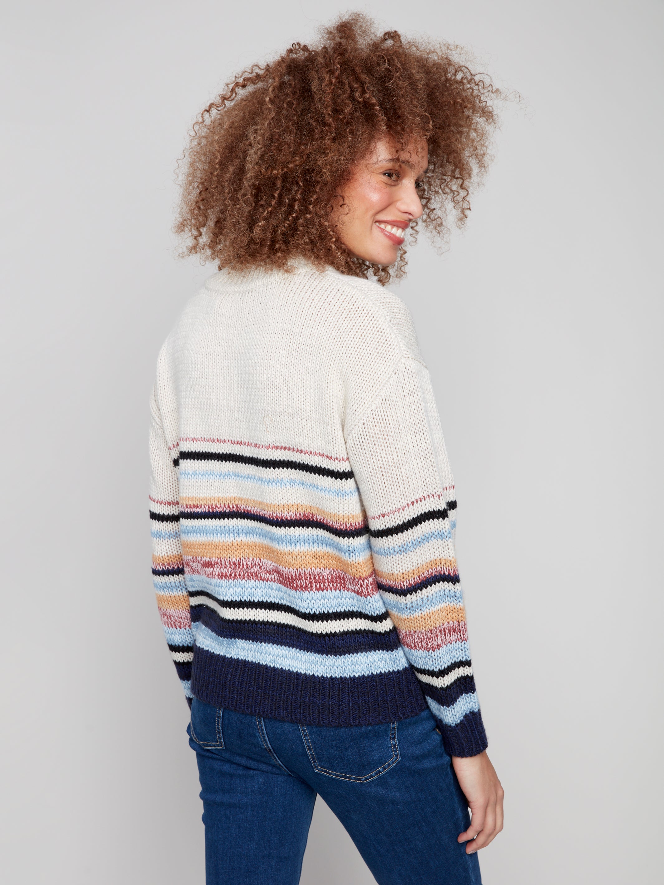 Multicolor Stripe Sweater C2904/364