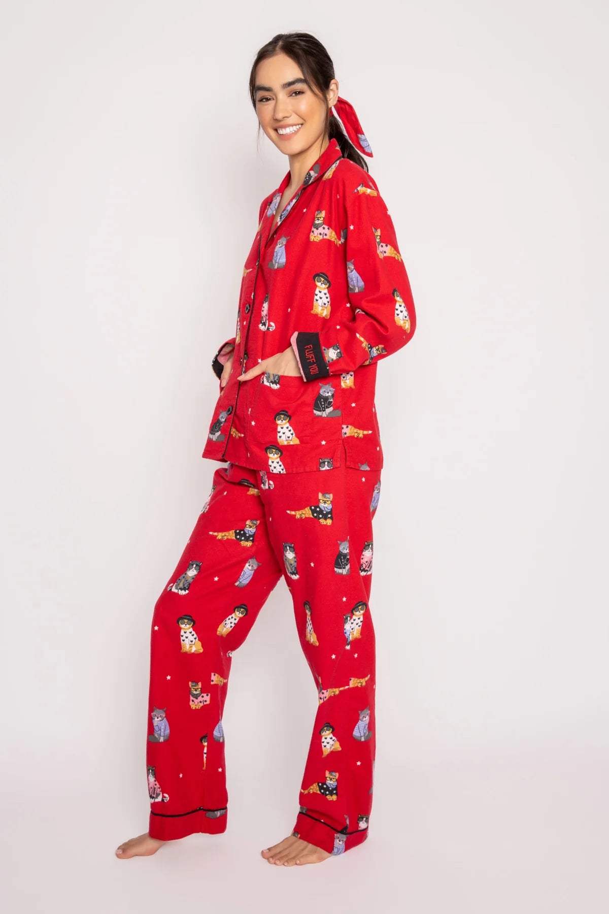 Cat Lover PJ's RKFLPJ-RED