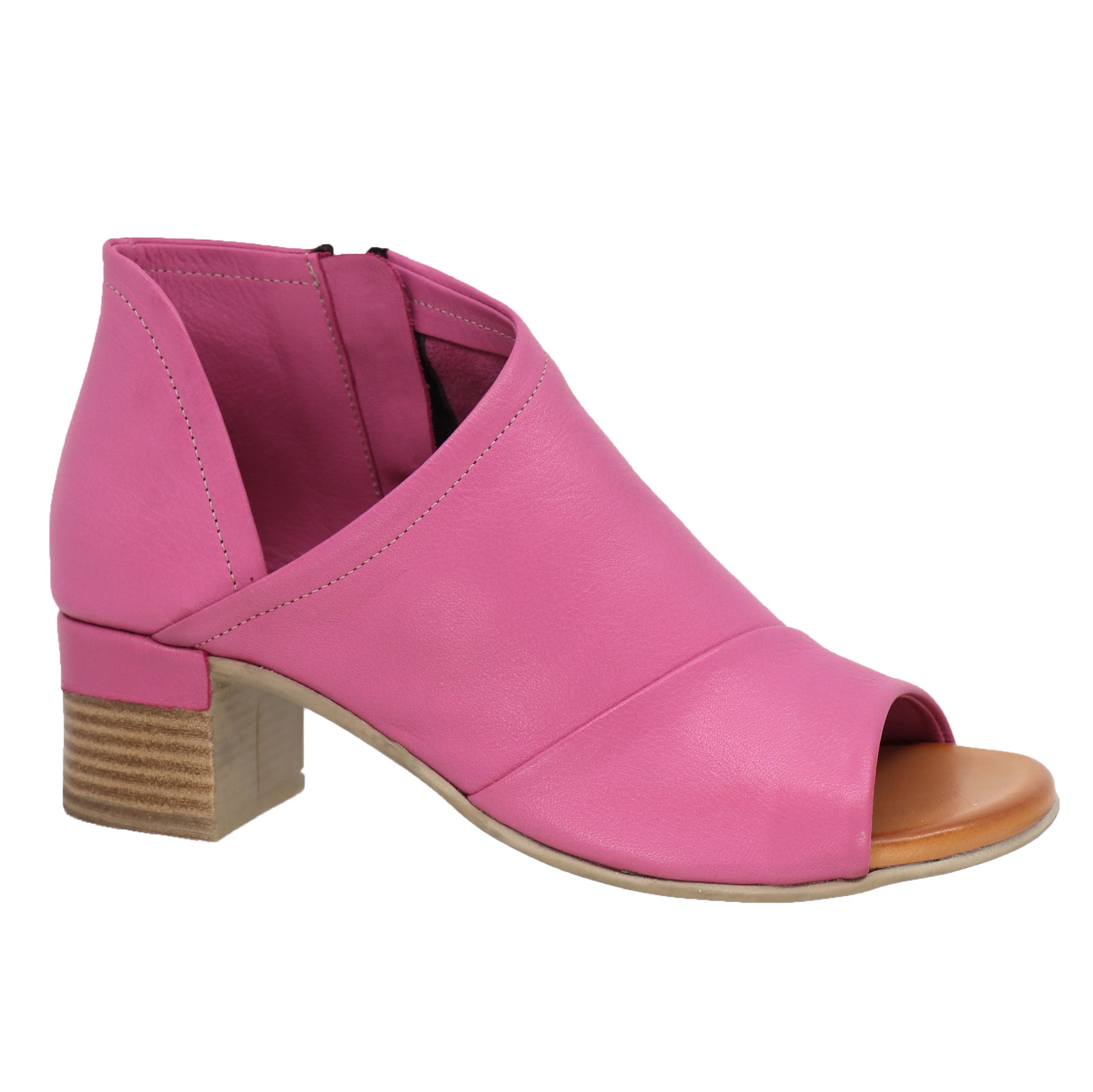 Gia Leather Open Toe Shoe