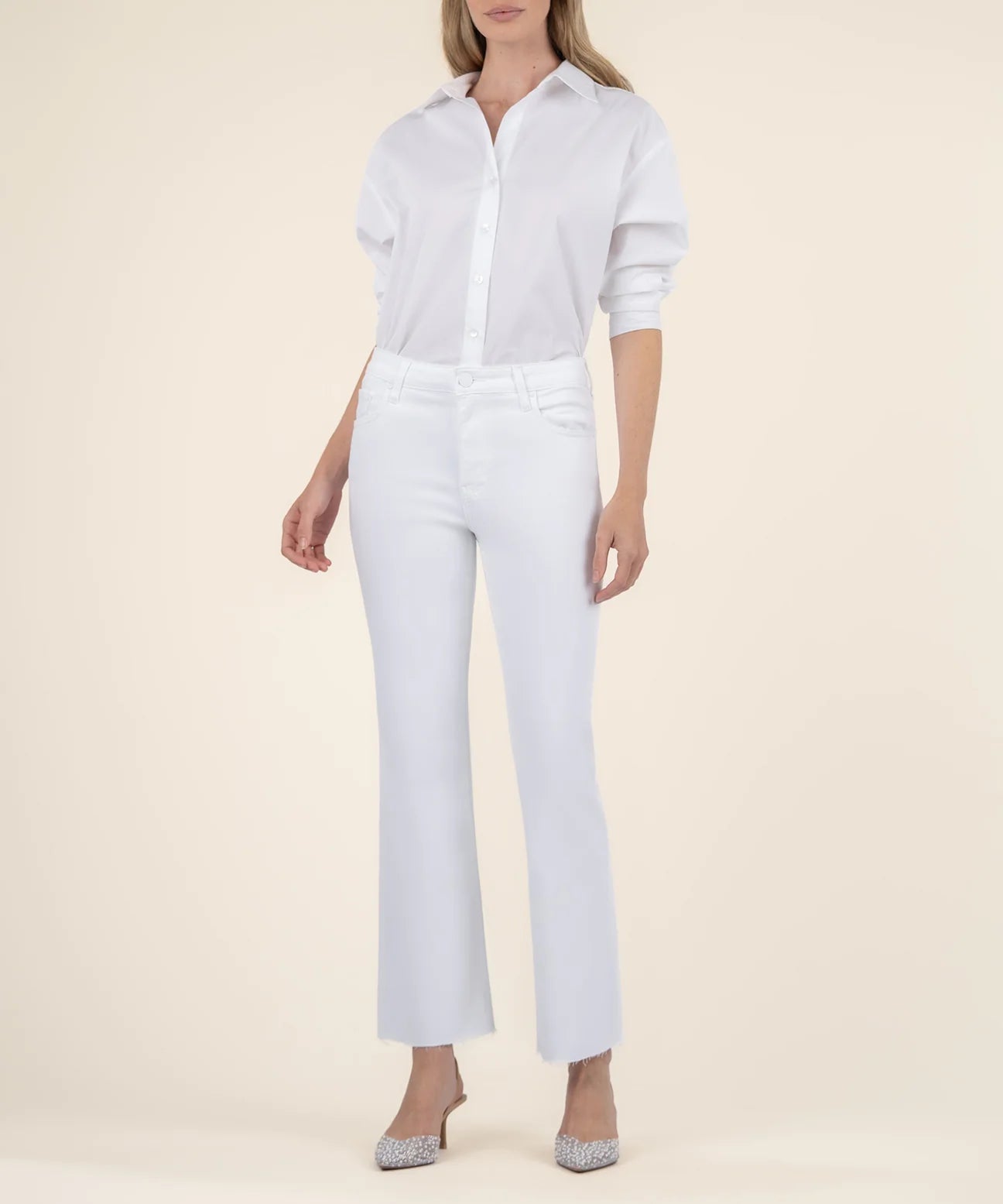 Kelsey High Rise Ankle Flare With Raw Hem KP0513MD6L