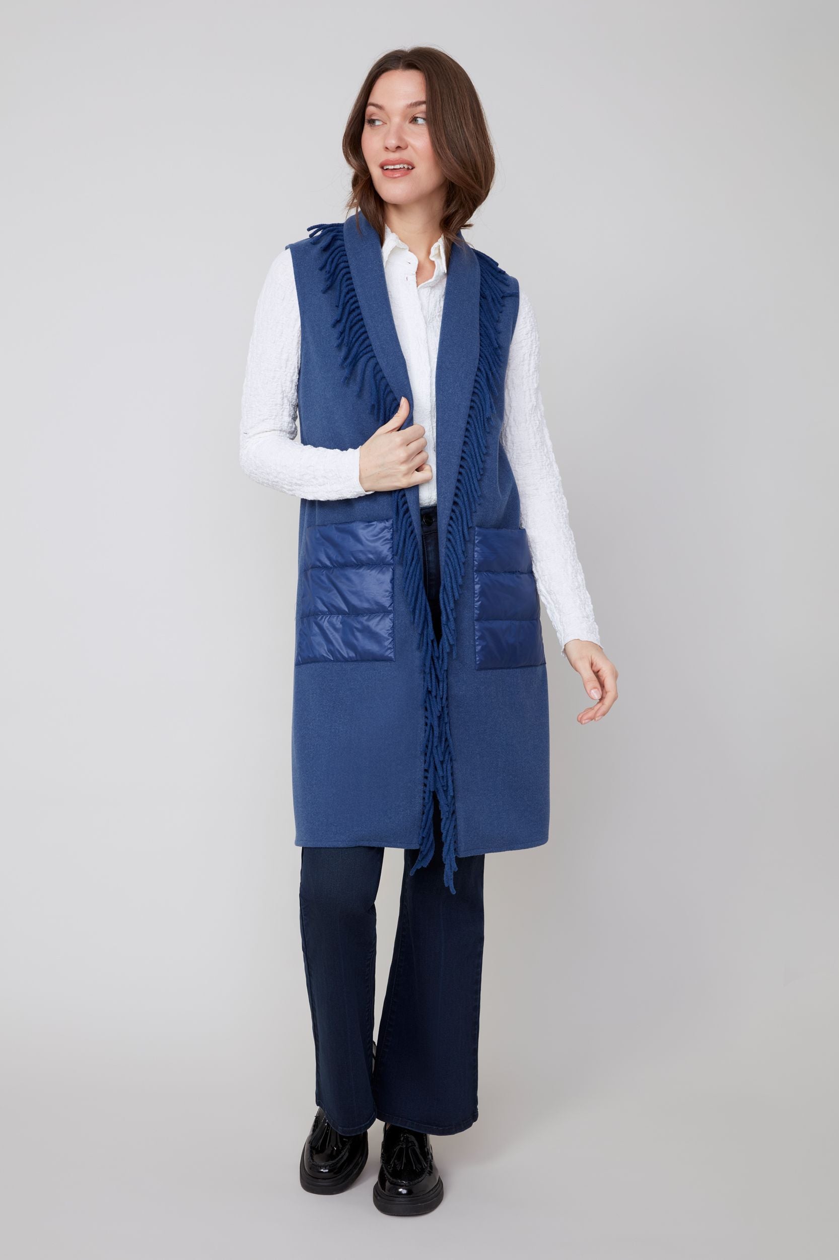 Knit Vest R3915 E2196