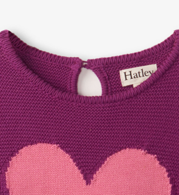 Sweet Hearts Sweater Dress HKT1445