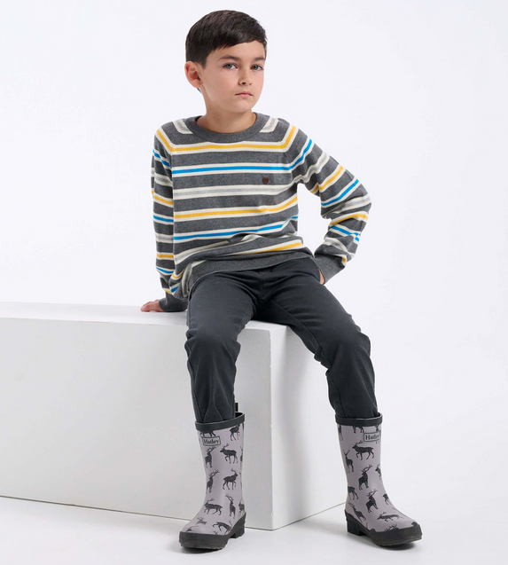 Dino Stripes Crew Neck Sweater DSK1622