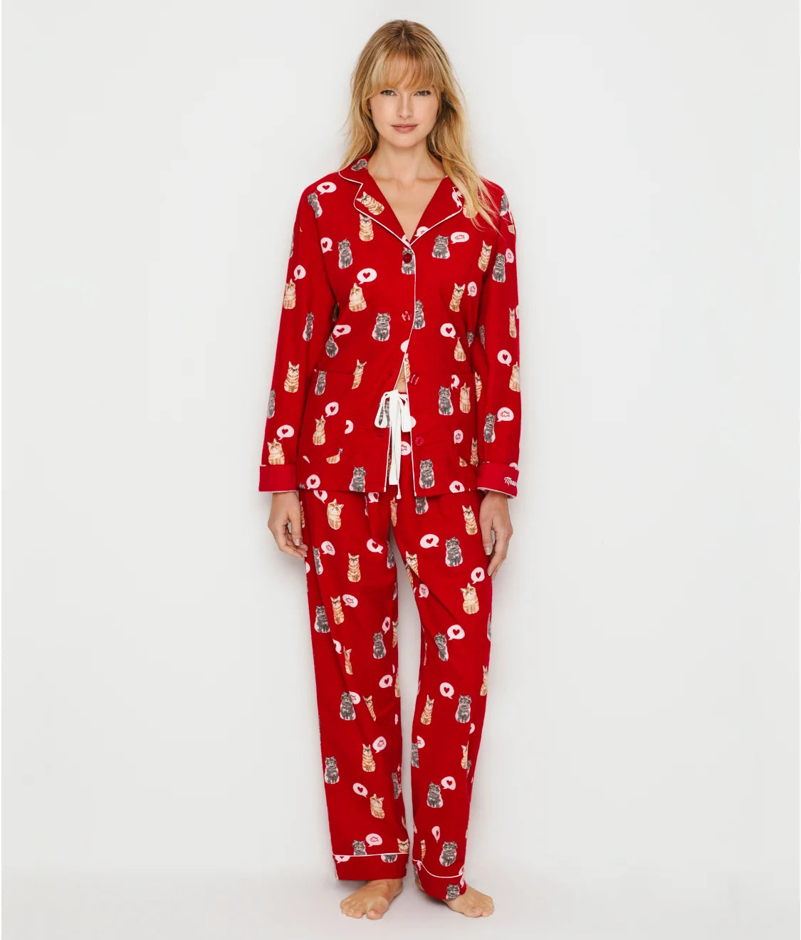 Cat Lover PJ's RKFLPJ-RED