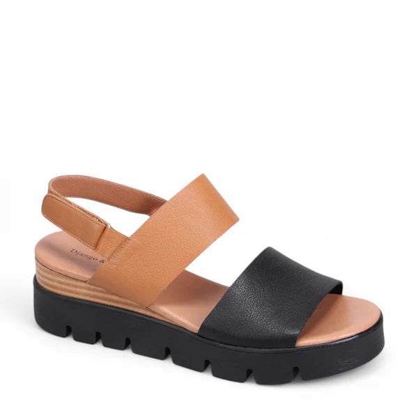 Runar Leather Platform Sandal