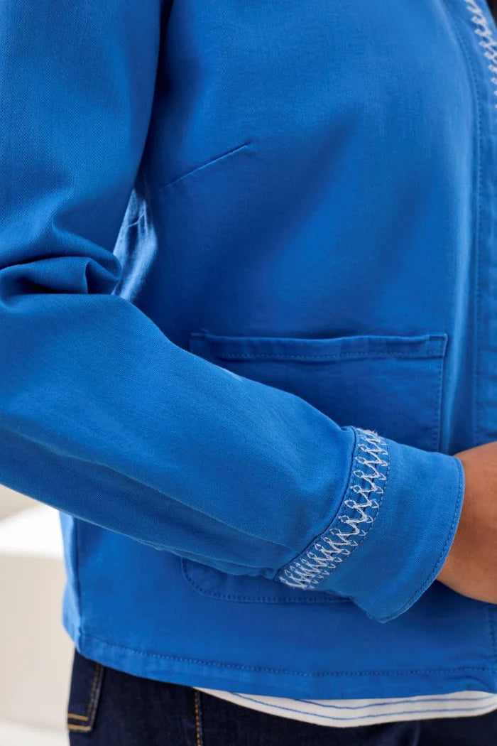 Snap Front Jacket W Embroidery 3041O-2020W