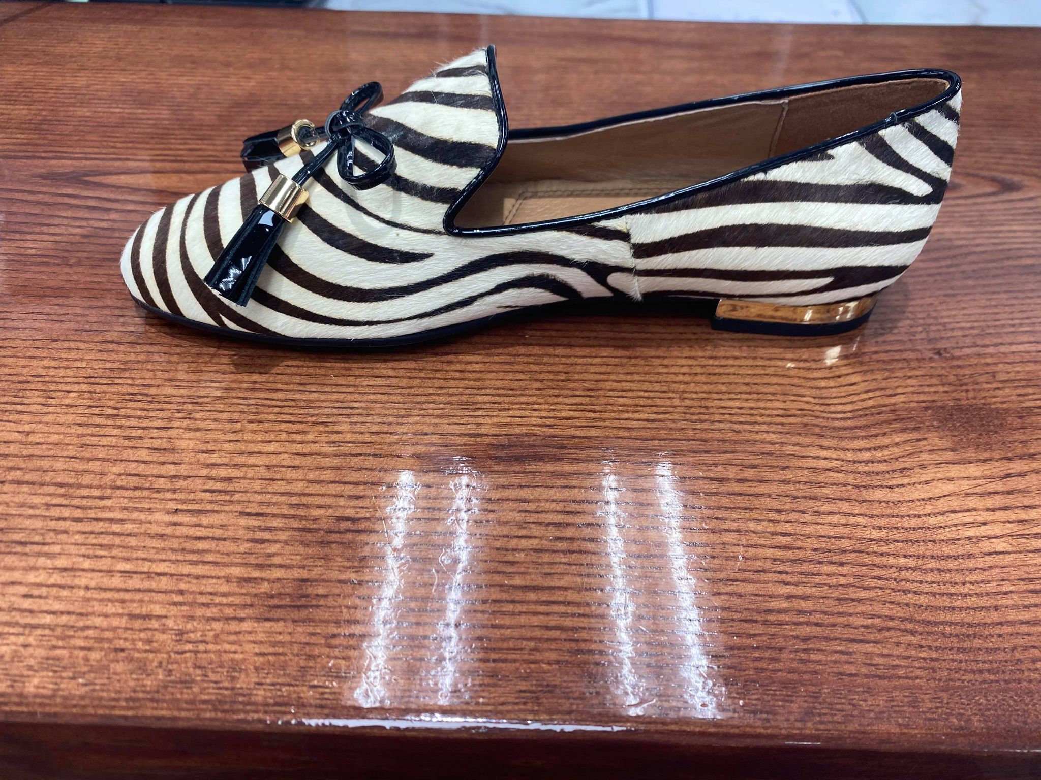 Fran Leather Shoe Snake Multi