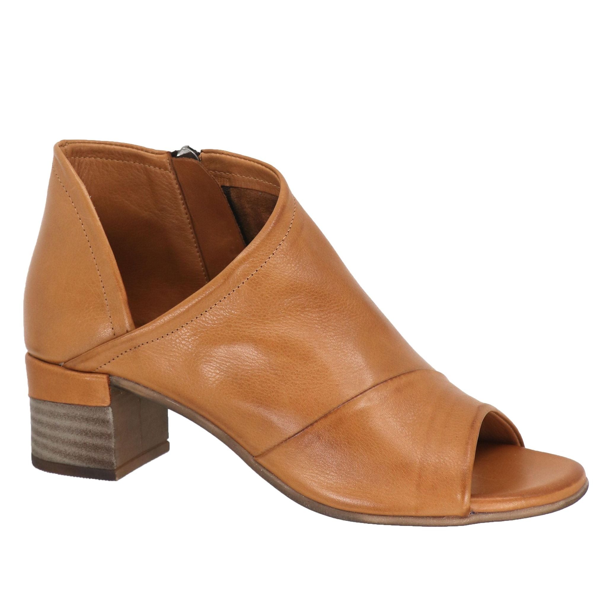 Gia Leather Open Toe Shoe