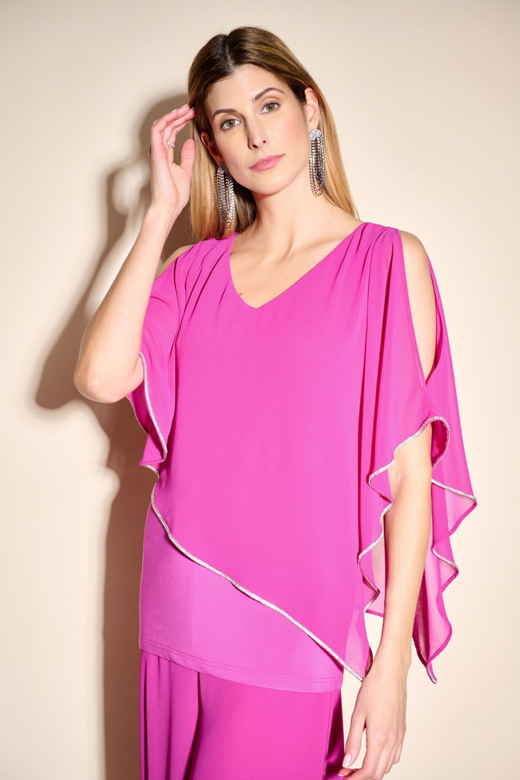 Layered Poncho Tunic 223738TT