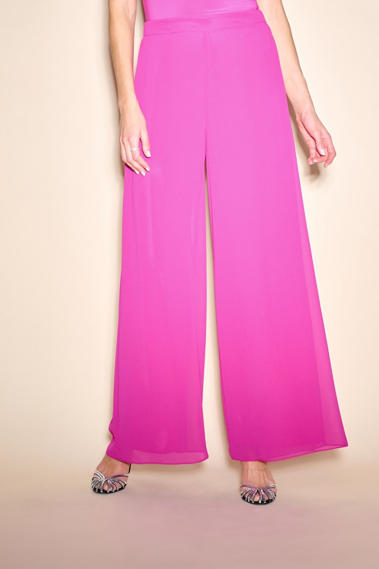 Wide-Leg Pull-On Pants 223751TT