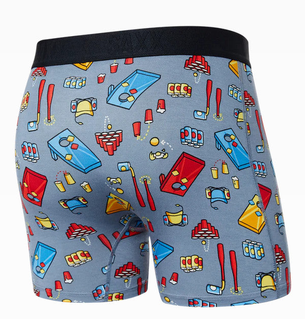 Vibe Super Soft Boxer Brief / Beer Olympics- Grey