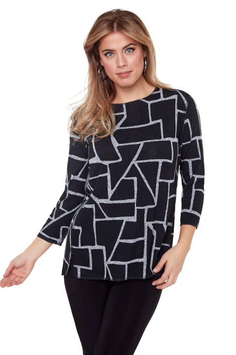 Knit 3/4 Sleeve Top 33303
