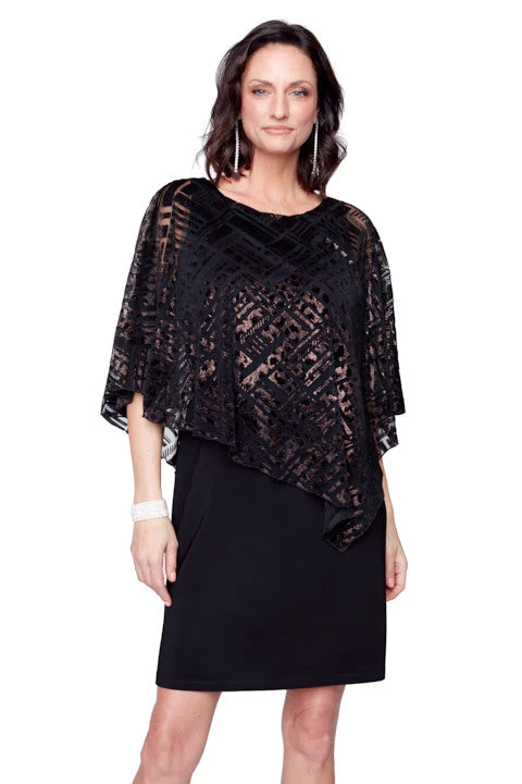 Dress With Overlay 33394