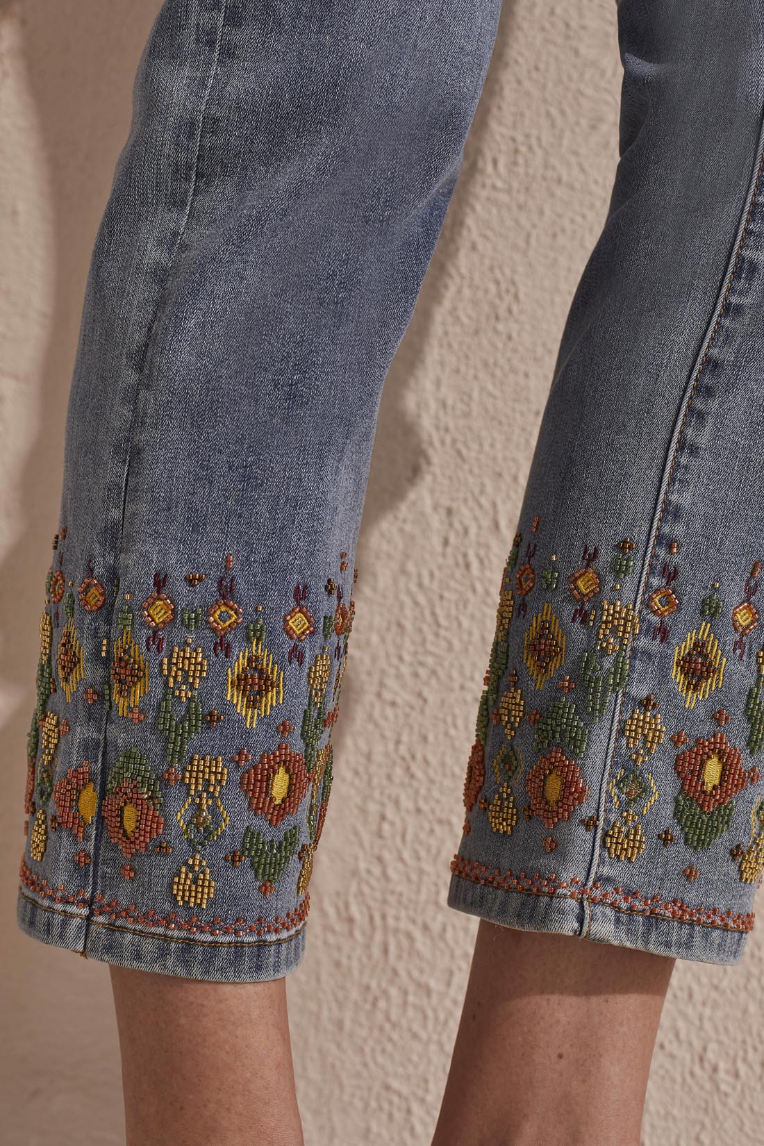 Audrey Pull On Embellished Ankle Jean 5462O-2020