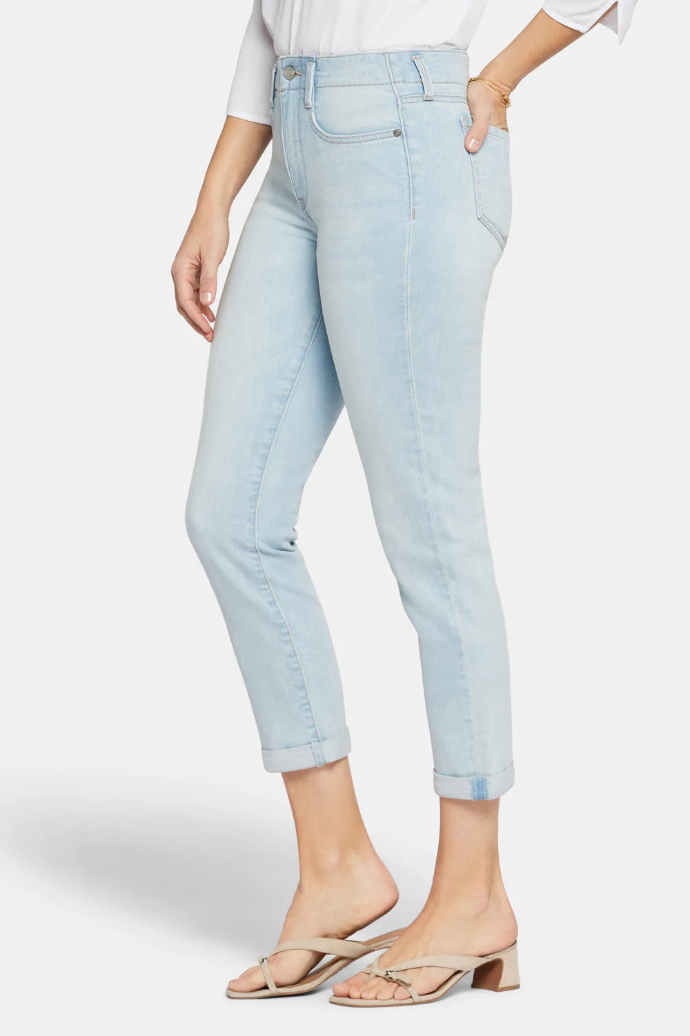 High Rise Margot Girlfriend Denim Pants MATK8649-BRTSD