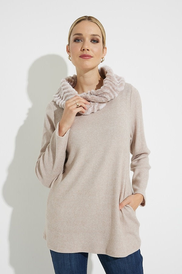 Cowl Neck Sweater 224035
